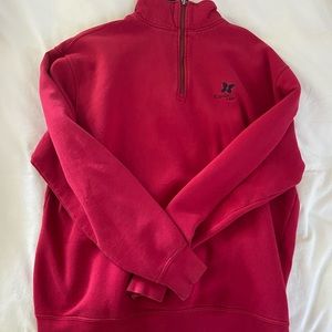 vintage red zip up